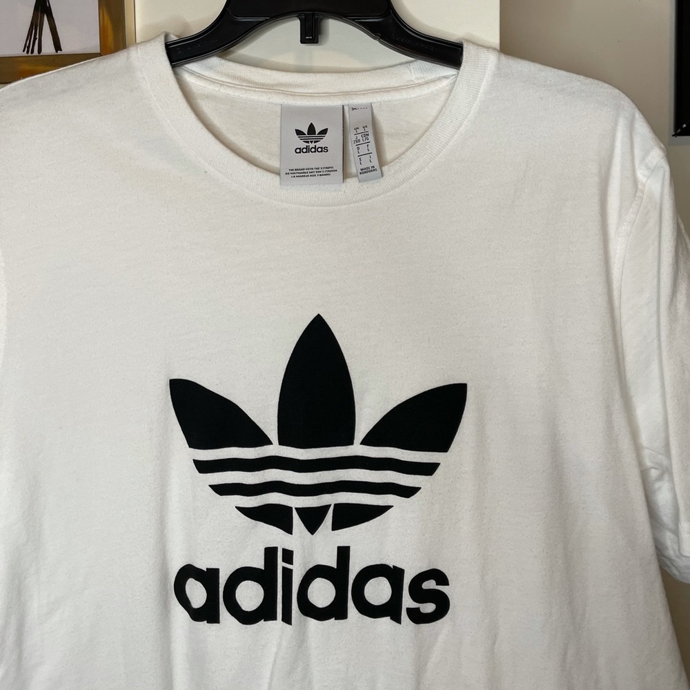 White Adidas Tshirt